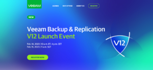 Read more about the article Join the Veeam Backup & Replication v12 Launch Event
