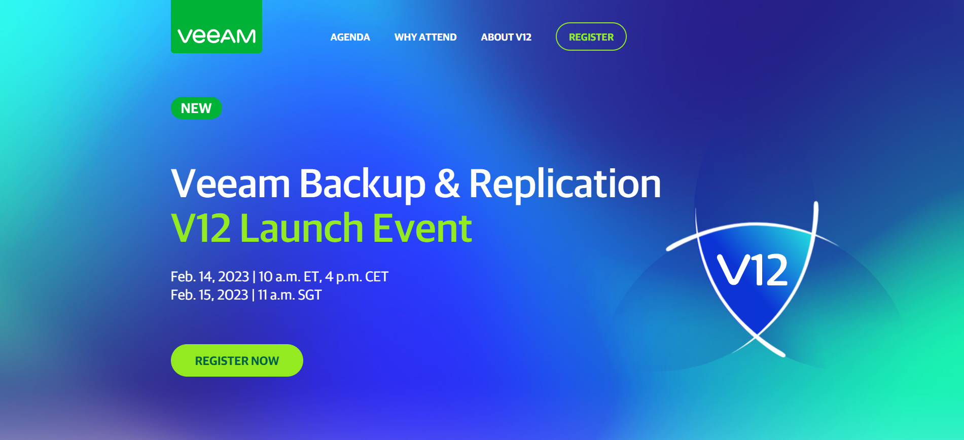 Read more about the article Join the Veeam Backup & Replication v12 Launch Event