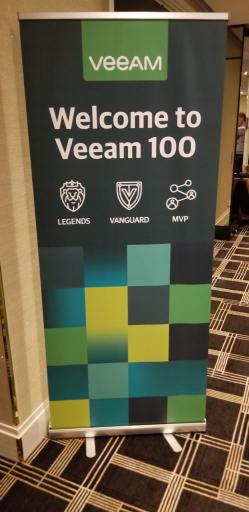 Welcome to Veeam 100 Banner